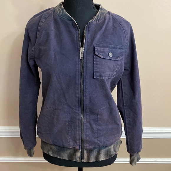 Chaser Jackets & Blazers - Chaser Vintage Wash Denim Jacket Medium NWT